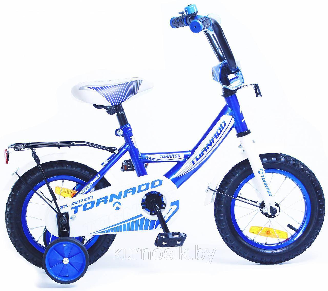 Детский велосипед Tornado Sport Non Stop 12" синий 
