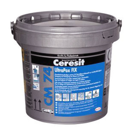 Клей Ceresit «CM 74» Применяется для приклеивания облицовочной плитки и камня, дробленой плитки, ДСП