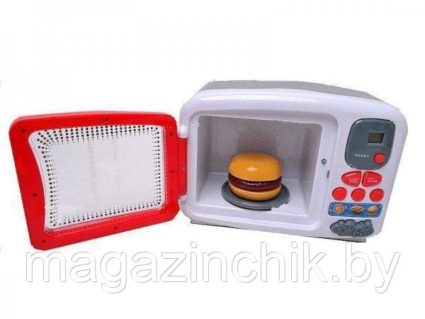 Детская игрушка микроволновая свч печь с набором продуктов, светом и звуком 6008N купить в Минске - фото 3 - id-p3894957