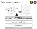 Корзина BARCELONA на колесах 54 литра, фото 10