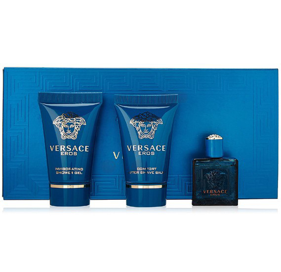 Versace Eros set (edt 5ml+shower gel 25ml+after shave balm 25ml)