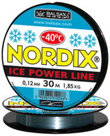 Леска зимняя "Nordix" 30 м. 0.14 (2.35 кг.)