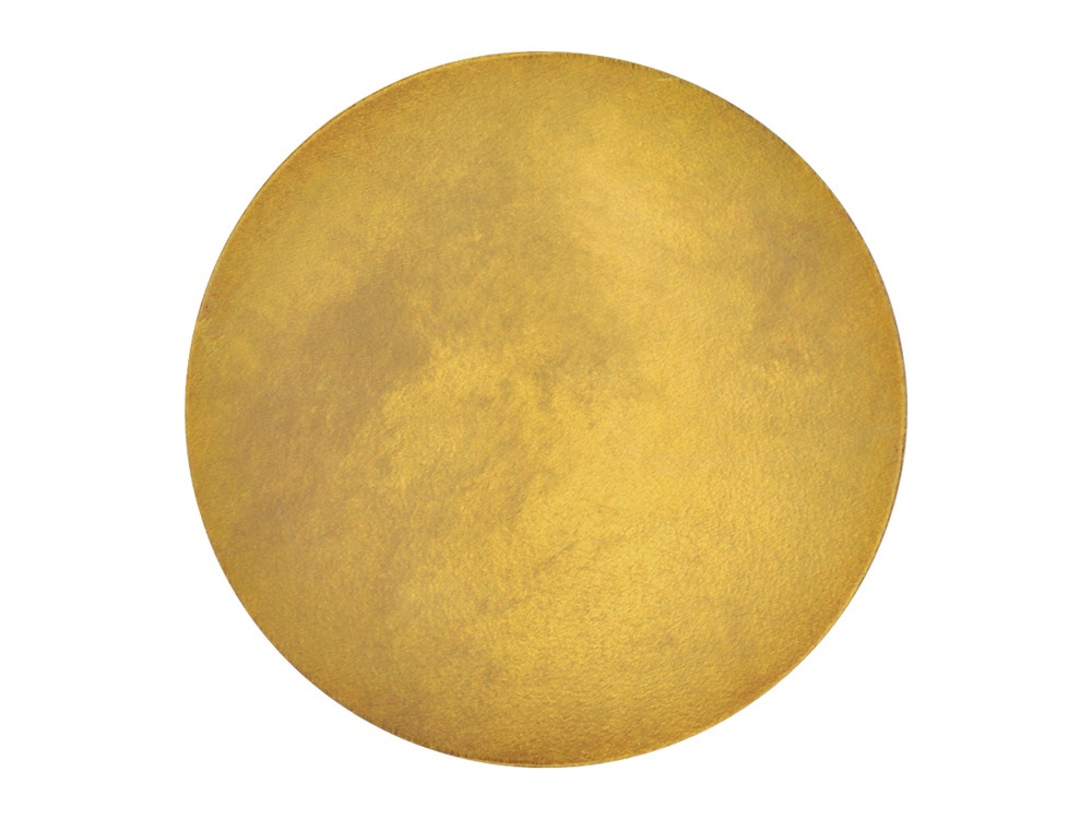 Значок металлический Круг, золотистый - фото 4 - id-p81058690