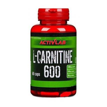 Жиросжигатели ActivLAB L-Carnitine 600, 60 капсул, фото 2