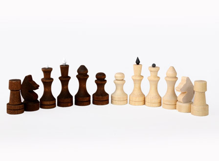 Шахматы ОРЛОВСКАЯ ЛАДЬЯ Шахматные фигуры обиходные парафинированные Р-6 - фото 1 - id-p81058081
