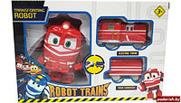 Набор Трансформер игрушка Robot Trains Alf (Альф) с вагонами
