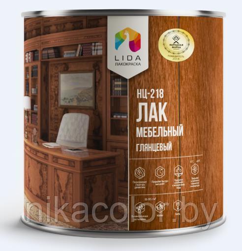 Лак мебельный НЦ 218  7.6кг