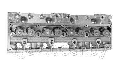 Головка блока УРАЛ 375-1003010 с клапанами (Мценск) - фото 2 - id-p81104811
