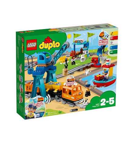 LEGO DUPLO Town 10875 Грузовой поезд, фото 2