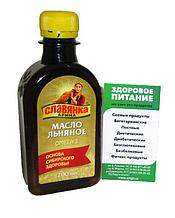 Масло Льняное Славянка Арина, пищевое, прессовое, Компас Здоровья, 200мл.