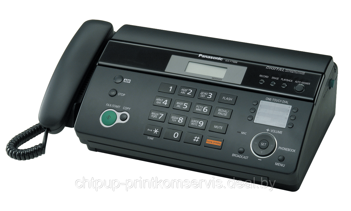 Факс Panasonic KX-FT 984 RU-B: продажа, цена в Минске. Факсы от 