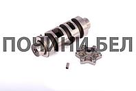 Копирный вал КПП 4T CG125/150 (+звезда) FUJI