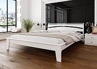 Кровать из массива ольхи «Венеция» 160*200, цвет белый
