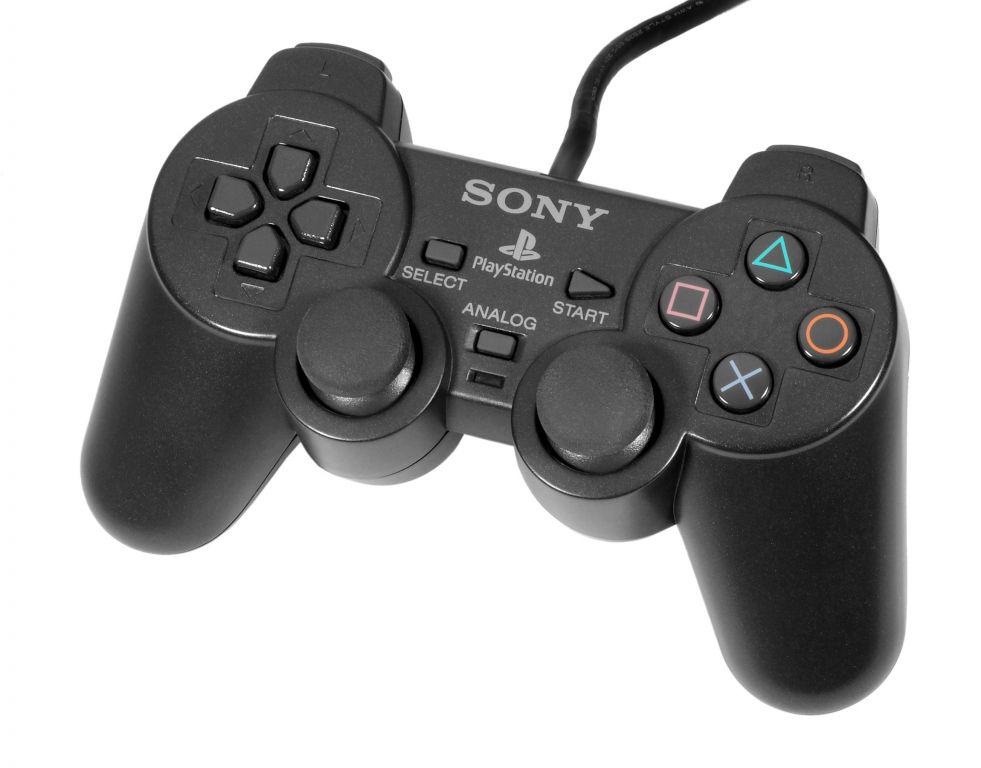 Проводной геймпад PS 2 Controller Dual Shock Black, 15 кнопок, 2 стика - фото 2 - id-p81173816