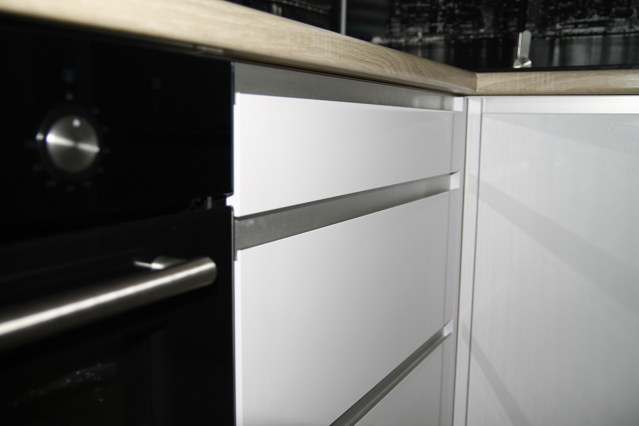 Кухня LUXE Пластик HPL белый - фото 5 - id-p81206052