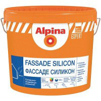 Краска Alpina EXPERT Fassade Silicon База 1, силикон-модифицированная, 10 л / 15,6 кг
