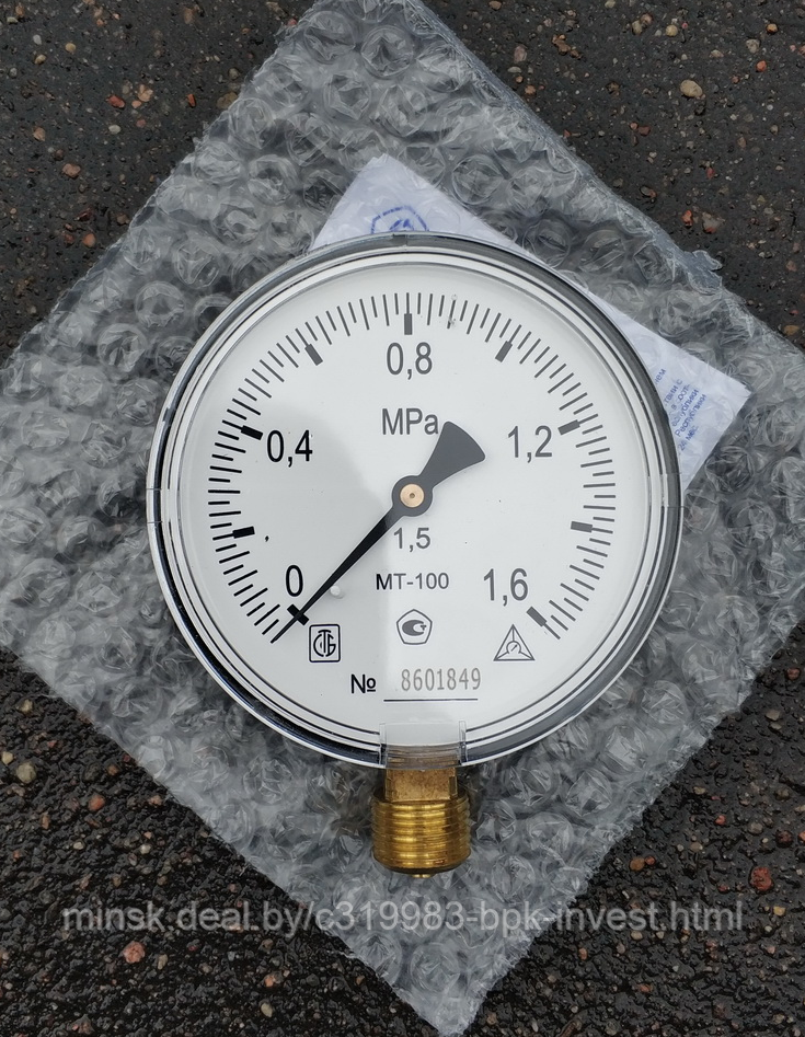 Манометр технический МТ-100 1.6МПа (ID#81128472), цена: 7 руб., купить ...