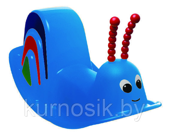 Качалка детская Улитка (арт.PM-333C) Синий