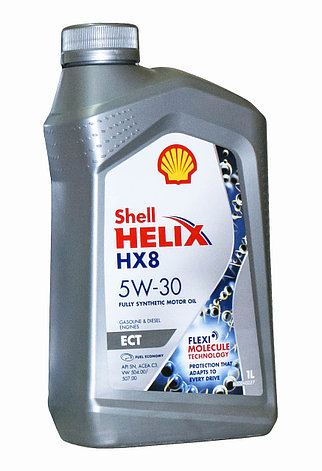 Моторное масло SHELL 550040462 Helix HX8 Synthetic 5W-30 1л, фото 2