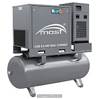 Винтовые компрессоры MOST KZB COMBO 500L 5,5 kW