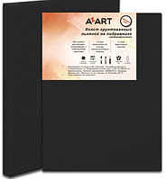 Холст черный на подрамнике (лен) 40х50см AZART, Бердхаус AZ405002 Холст черный на подрамнике (лен) 40х50см AZART, Бердхаус