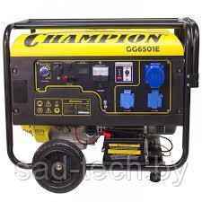 Генератор CHAMPION GG6501E+ATS (5/5,5кВт,OHV420 16лс 25л 81,5кг 2,5л/ч 12V), фото 2