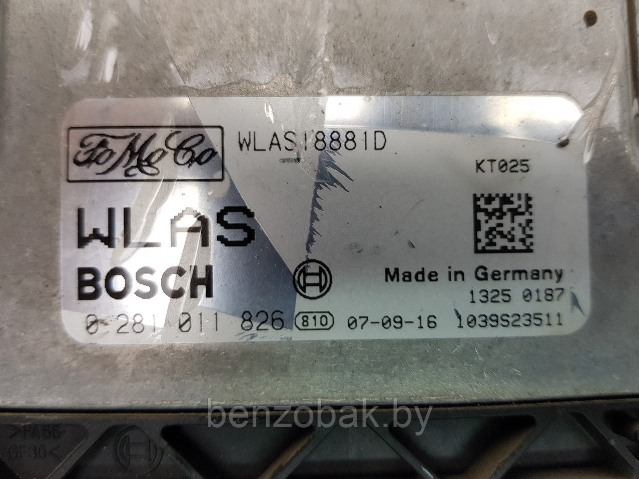 БЛОК УПРАВЛЕНИЯ ДВИГАТЕЛЕМ ЭБУ 0281011826 WLAS18881D FORD RANGER MAZDA BT50 2.5 TDCI - фото 3 - id-p81328828