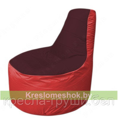 Кресло мешок Трон Т1.1-0102(бордовый-красный), фото 2