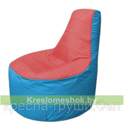 Кресло мешок Трон Т1.1-0213(красный-голубой), фото 2