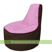 Кресло мешок Трон Т1.1-0319(розовый-коричневый)