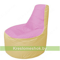 Кресло мешок Трон Т1.1-0320(розовый-бежевый)