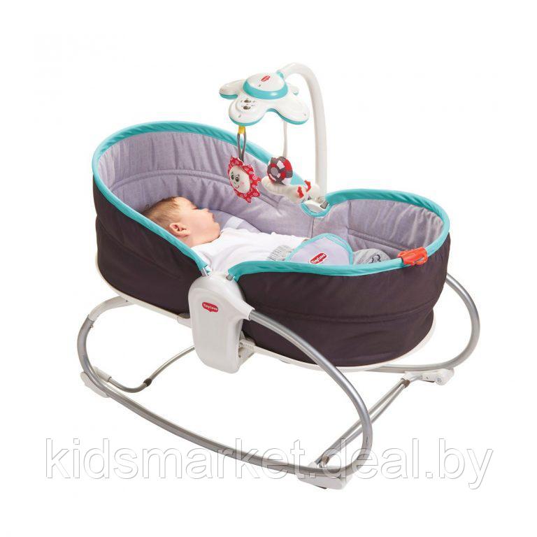 Детский шезлонг-люлька-стульчик Tiny Love Rocker Napper 3-in-1 расцветки в ассортименте - фото 3 - id-p81340589