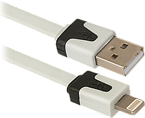 Дата-кабель USB — 8-pin для iPhone (iPhone 5/5S/6/6 Plus) Defender ACH01-03P USB(AM)-Lightning(M), 1метр