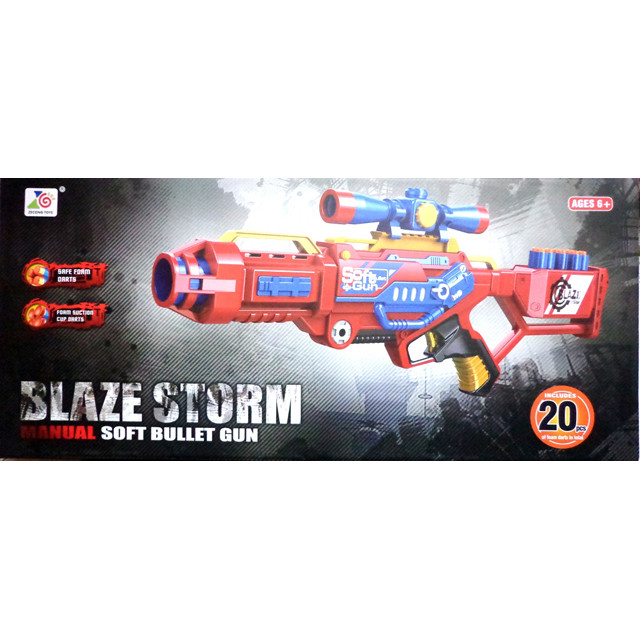 Бластер Blaze Storm 7068 с 20 мягкими пулями - фото 4 - id-p81342769