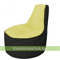 Кресло мешок Трон Т1.1-0623(желтый-темно-серый)