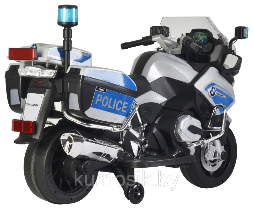 Электромотоцикл Chi Lok Bo BMW R 1200 арт.212 Серый-синий - фото 2 - id-p81343823