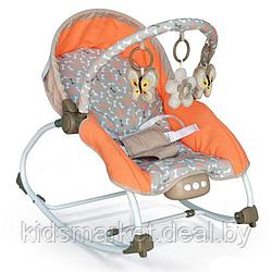 Детский шезлонг 3 В 1 "Baby Mix BR 212-18" (До18 кг) оранжевый