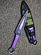 Набор метательных ножей BOKER 440C STAINLES (зелёная обмотка), фото 7