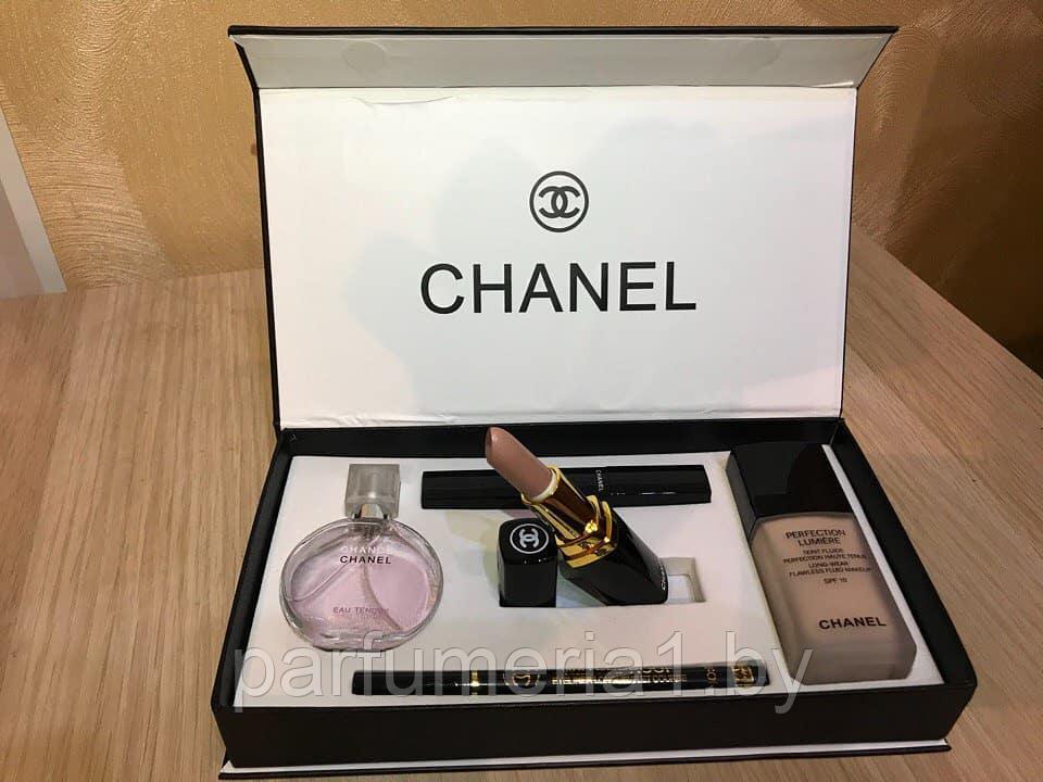 Набор Chanel 5 в 1 с тональным кремом - фото 2 - id-p81379877