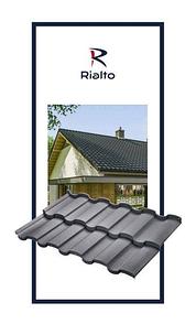 Модульная металлочерепица "Rialto" РИАЛТО" польского производителя БУДМАТ (гарантия 50 лет)