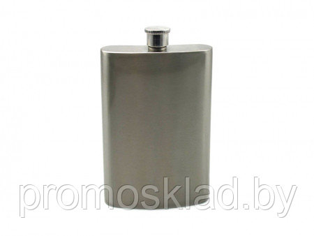 Фляжка металлическая 8 oz для сублимации (серебряная)