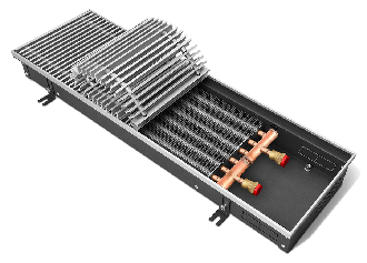 Внутрипольный конвектор увеличенной мощности Techno Power KVZ 150-65-600 (L 600-4800) 