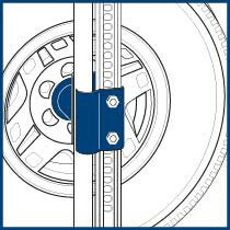 Устройство для крепления реечного домкрата к запасному колесу //Stels, фото 2