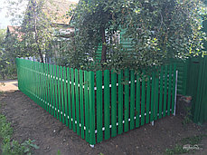 Забор из евроштакетника (односторонний), фото 2