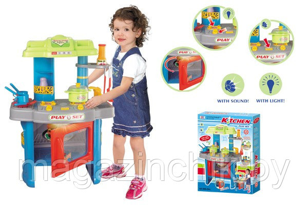 Игровой набор Кухня для девочек 008-26a со светом и звуком купить в Минске - фото 3 - id-p2045502