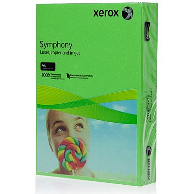 Бумага XEROX Symphony "зеленый" A4, 80г/м2, 500л. - фото 1 - id-p1761017