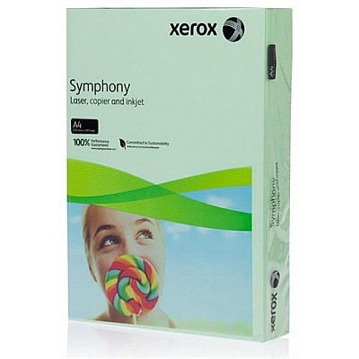 Бумага XEROX Symphony "зеленый лайм" A4, 80г/м2, 500л. - фото 1 - id-p1971888