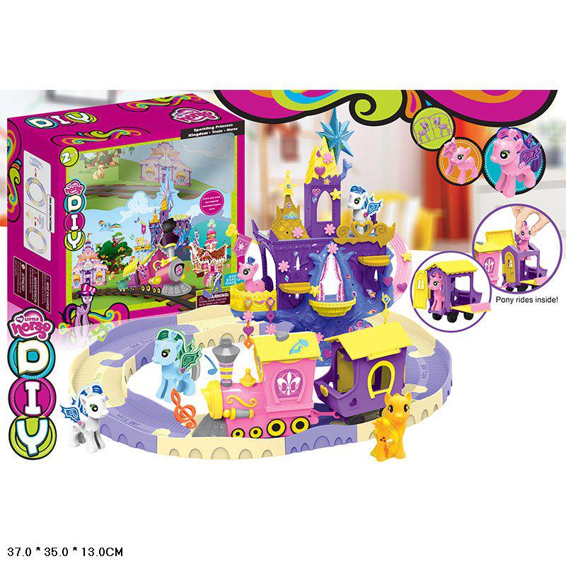 Игровой набор Замок My Little Pony с железной дорогой SM1025 - фото 1 - id-p81582519