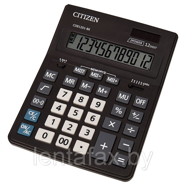 Калькулятор настольный CITIZEN CDB-1201 BK. ЦЕНА БЕЗ НДС! - фото 1 - id-p81614440