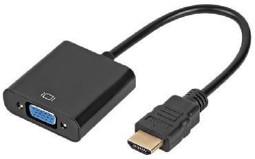 (АТ1013) переходник HDMI - Vga , 0.1m Кабель ATCOM - фото 1 - id-p81617592